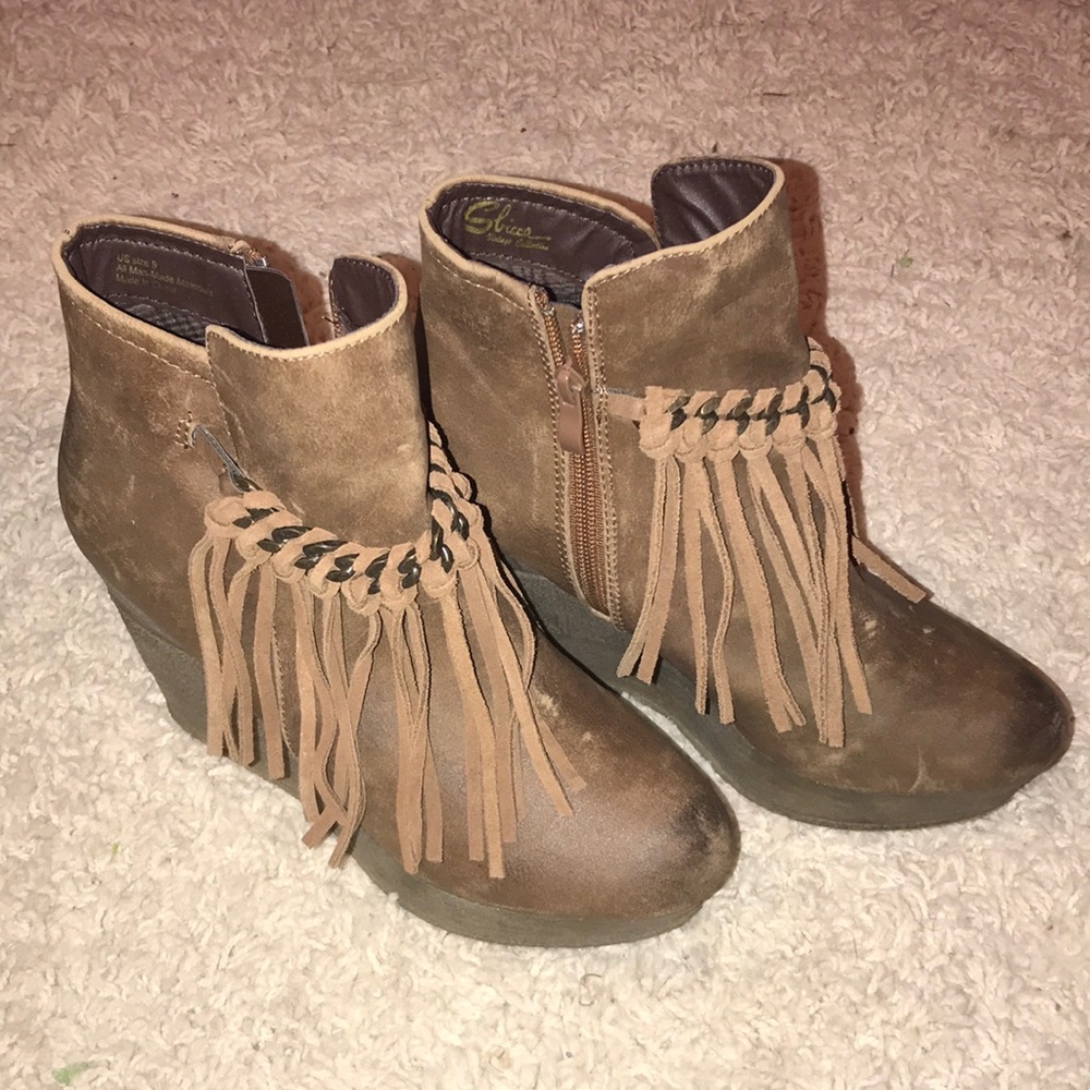 Sbicca booties. 3” heel.